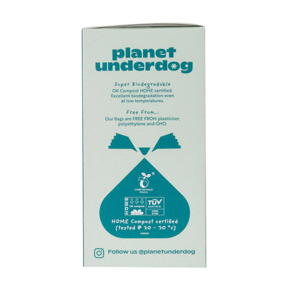 60 Planet Underdog Compostable Dog Poop Bags - Green Box
