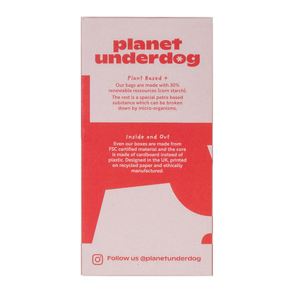 120 Planet Underdog Compostable Dog Poop Bags - Red Box